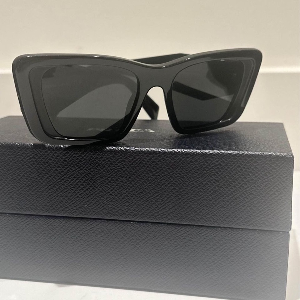 Prada Symbole Evolution Square Black Sunglasses - image 1